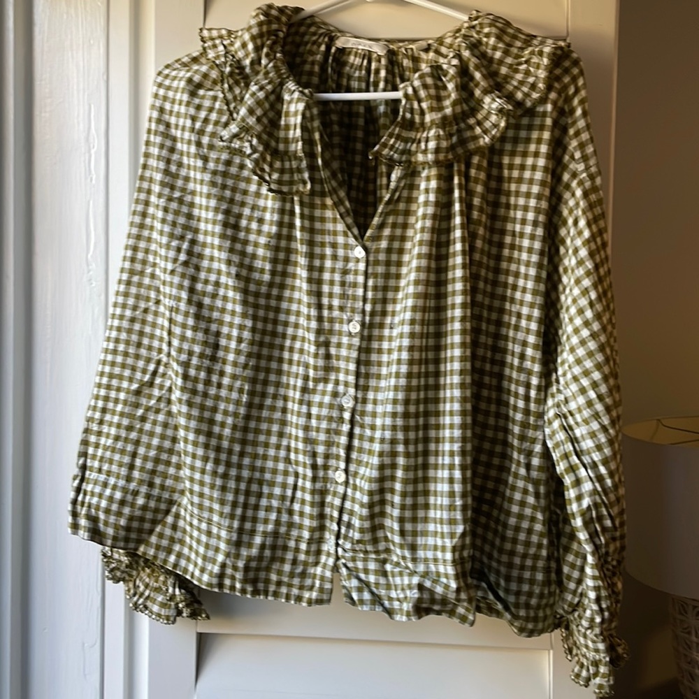 EUC Doen Green Seychelles Top XS